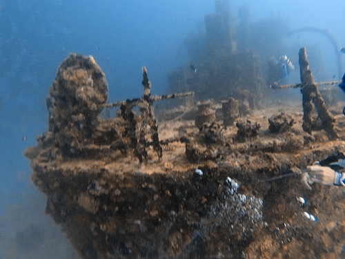 First impression of the Kudhimaa wreck